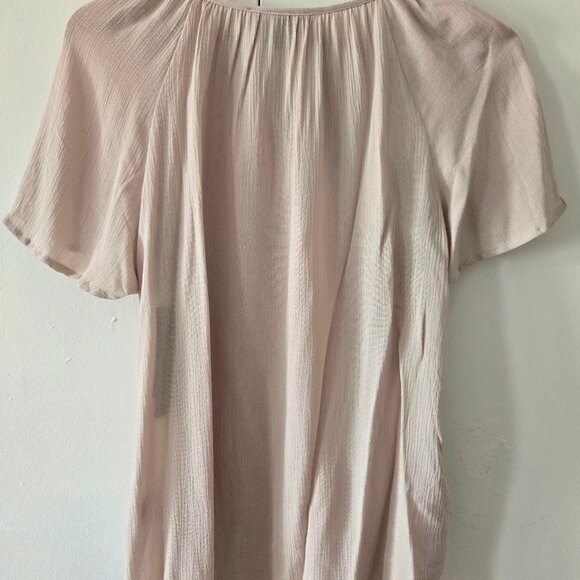 AGB Embroided Tie Neck Top - Picture 5 of 5